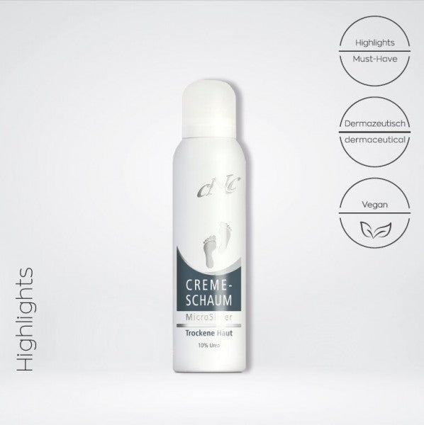Fuß Creme-Schaum MicroSilver, 150 ml