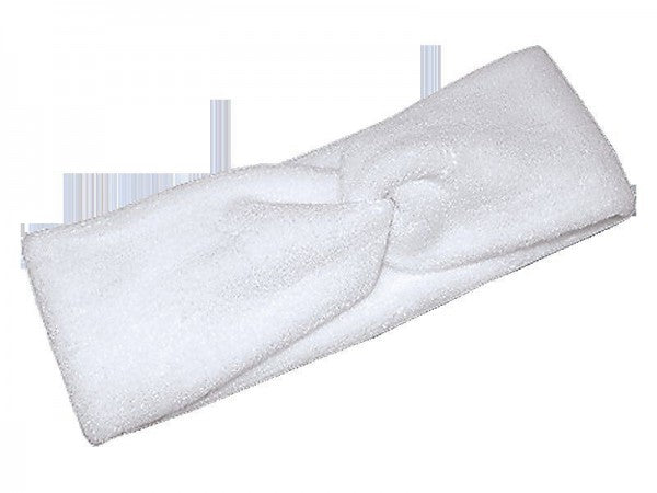 Stirnband geknotet, weiß